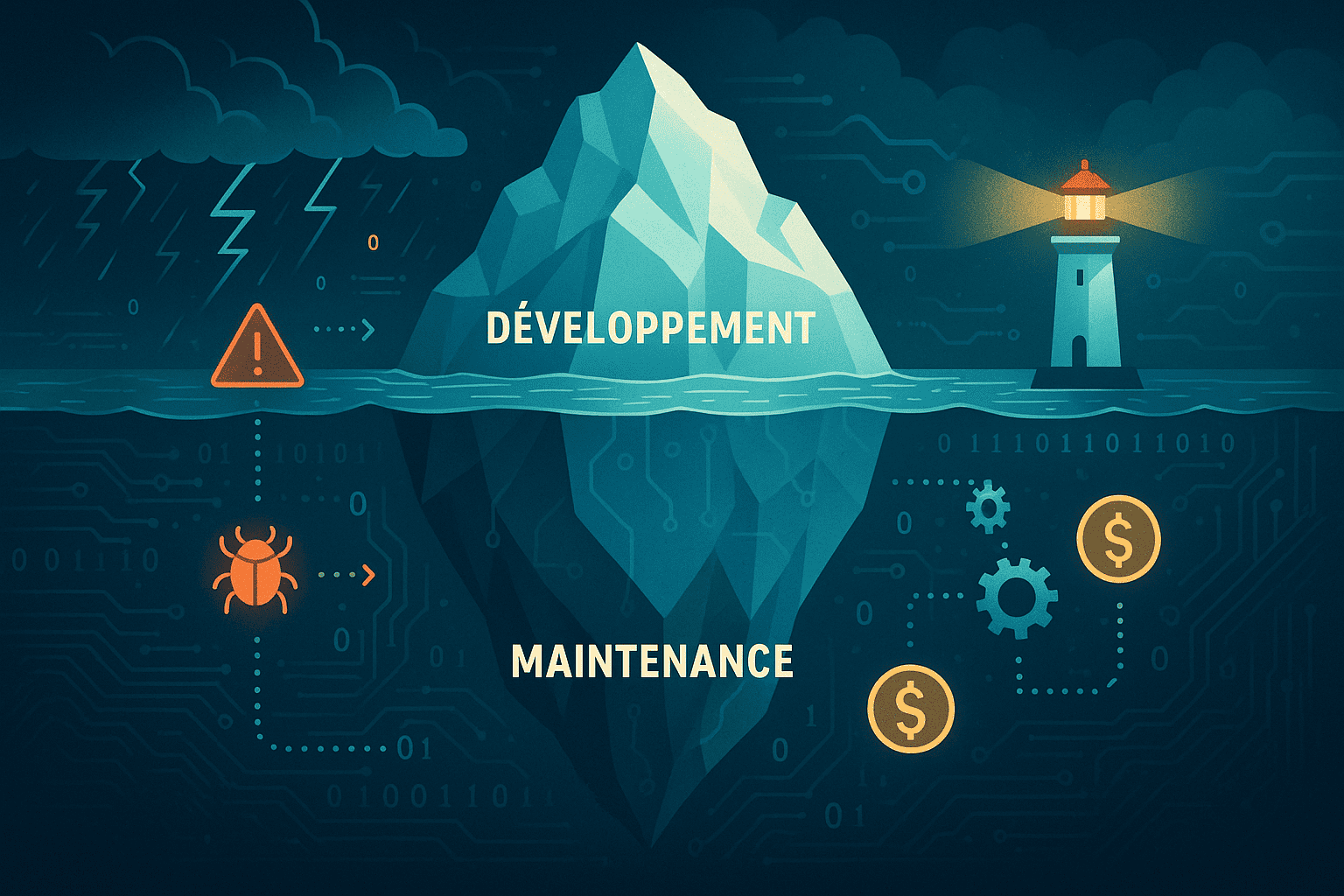 combien coute la maintenance d'une application