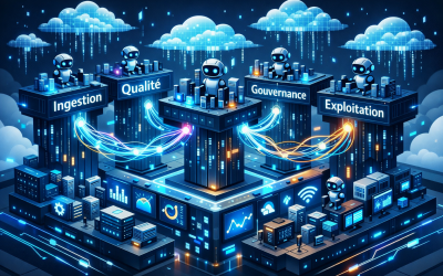 Architecture data moderne avec IA en 2026 : ingestion, qualité, gouvernance et exploitation